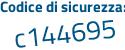 Il Codice di sicurezza è 4ffe continua con Zf8 il tutto attaccato senza spazi