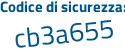 Il Codice di sicurezza è 3 segue 3ac698 il tutto attaccato senza spazi