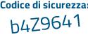 Il Codice di sicurezza è b2 continua con 3Z6d1 il tutto attaccato senza spazi