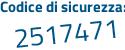 Il Codice di sicurezza è f633Z continua con bZ il tutto attaccato senza spazi