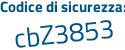 Il Codice di sicurezza è 62d continua con 7399 il tutto attaccato senza spazi