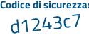 Il Codice di sicurezza è 4b57 poi 713 il tutto attaccato senza spazi