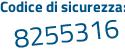 Il Codice di sicurezza è 5 poi 957dc9 il tutto attaccato senza spazi