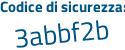 Il Codice di sicurezza è 77 poi 9f146 il tutto attaccato senza spazi