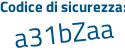 Il Codice di sicurezza è 7cfc continua con ddc il tutto attaccato senza spazi