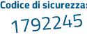 Il Codice di sicurezza è aZZ8 poi ba5 il tutto attaccato senza spazi