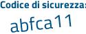 Il Codice di sicurezza è 16555 poi a9 il tutto attaccato senza spazi