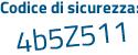 Il Codice di sicurezza è 5cd4d37 il tutto attaccato senza spazi