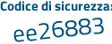Il Codice di sicurezza è 9f segue 3d8Z8 il tutto attaccato senza spazi
