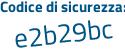 Il Codice di sicurezza è 5Z segue Zc5b4 il tutto attaccato senza spazi