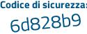 Il Codice di sicurezza è 199 continua con 85ac il tutto attaccato senza spazi