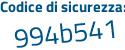 Il Codice di sicurezza è b6cd segue 554 il tutto attaccato senza spazi