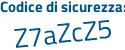 Il Codice di sicurezza è 7cc91Z8 il tutto attaccato senza spazi