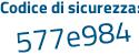 Il Codice di sicurezza è 123 poi aZae il tutto attaccato senza spazi
