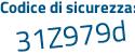 Il Codice di sicurezza è Z1225be il tutto attaccato senza spazi