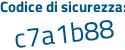 Il Codice di sicurezza è 16c5c4a il tutto attaccato senza spazi