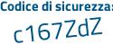 Il Codice di sicurezza è c81c poi f83 il tutto attaccato senza spazi