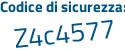 Il Codice di sicurezza è b56e poi fZ9 il tutto attaccato senza spazi