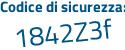 Il Codice di sicurezza è 4742 continua con f2b il tutto attaccato senza spazi