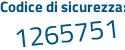 Il Codice di sicurezza è d4 segue Zcf46 il tutto attaccato senza spazi
