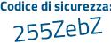 Il Codice di sicurezza è a87 poi 1367 il tutto attaccato senza spazi