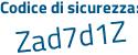 Il Codice di sicurezza è c5d6395 il tutto attaccato senza spazi