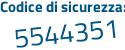 Il Codice di sicurezza è ab1 segue Z1a7 il tutto attaccato senza spazi
