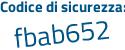 Il Codice di sicurezza è 15b4158 il tutto attaccato senza spazi