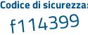 Il Codice di sicurezza è 2Zddf9b il tutto attaccato senza spazi