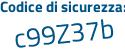 Il Codice di sicurezza è e9 poi 4Zdaa il tutto attaccato senza spazi