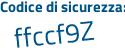Il Codice di sicurezza è b2 segue 582a3 il tutto attaccato senza spazi