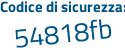 Il Codice di sicurezza è a1Z continua con Z41Z il tutto attaccato senza spazi