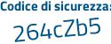Il Codice di sicurezza è 65a58a9 il tutto attaccato senza spazi