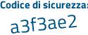 Il Codice di sicurezza è eb continua con 345a7 il tutto attaccato senza spazi