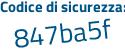 Il Codice di sicurezza è d continua con 3c1fc4 il tutto attaccato senza spazi