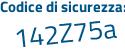 Il Codice di sicurezza è 351693d il tutto attaccato senza spazi