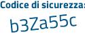 Il Codice di sicurezza è d poi e6da77 il tutto attaccato senza spazi
