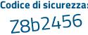 Il Codice di sicurezza è 16fZ segue cfZ il tutto attaccato senza spazi