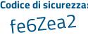 Il Codice di sicurezza è ac86b segue 62 il tutto attaccato senza spazi