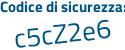 Il Codice di sicurezza è a segue 3b9bab il tutto attaccato senza spazi
