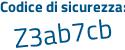Il Codice di sicurezza è f4db6 segue 41 il tutto attaccato senza spazi