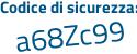 Il Codice di sicurezza è ccb continua con 4Zb6 il tutto attaccato senza spazi