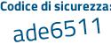 Il Codice di sicurezza è cb poi 35f6a il tutto attaccato senza spazi