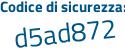Il Codice di sicurezza è ee segue a4a3Z il tutto attaccato senza spazi