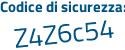 Il Codice di sicurezza è 68b8174 il tutto attaccato senza spazi