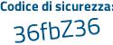 Il Codice di sicurezza è 4 segue 911dZ1 il tutto attaccato senza spazi