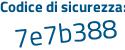 Il Codice di sicurezza è 97414 segue 6f il tutto attaccato senza spazi