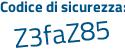 Il Codice di sicurezza è 6d8 continua con 627e il tutto attaccato senza spazi