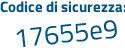 Il Codice di sicurezza è 89c27 poi ec il tutto attaccato senza spazi