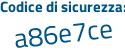 Il Codice di sicurezza è 7db continua con 4519 il tutto attaccato senza spazi